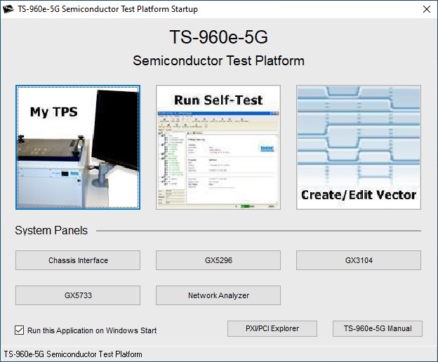 TS-900e-5G Startup